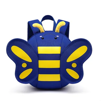 Школьный сезон, студенческий рюкзак с забавным рисунком в виде пчелы, детская мультяшная сумка на молнии, роскошная сумка